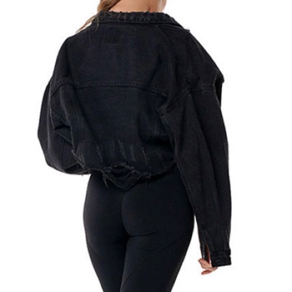 Ripped Denim Jacket - Picture 4 of 4